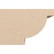 Ekena Millwork 6in. W x 8in. H x 12in. L Alpine Woodgrain TimberThane Rafter Tail, Primed Tan RFTUR06X08X12ALPRCPR - alternate 2